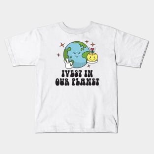 Invest In Our Planet Kids T-Shirt